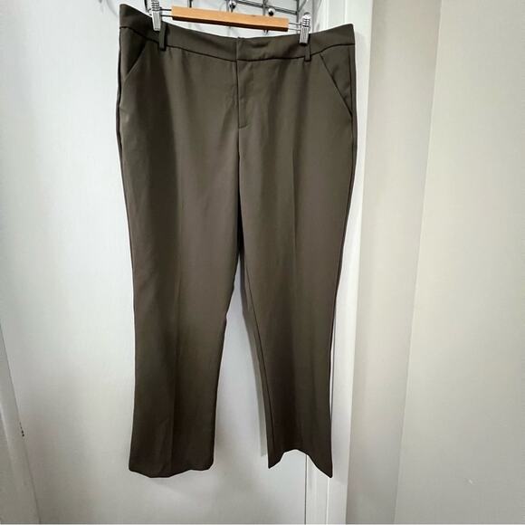 Zara STRAIGHT-LEG LOW-RISE TROUSERS Size XXL - Picture 9 of 10